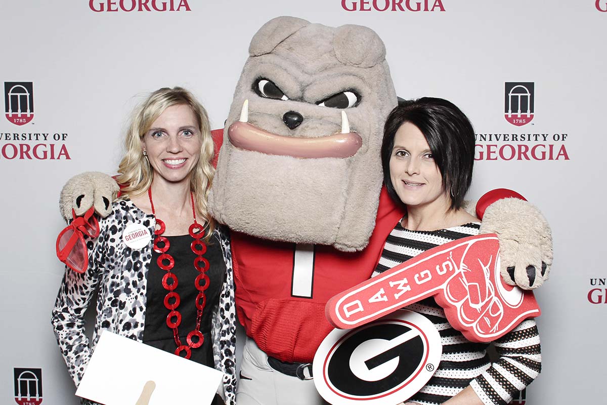 Emily and Scarlett at UGA Commit to Georgia Campaign Kickoff